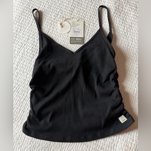 Vuori Rib Ruched Tank - Picture 2 of 6